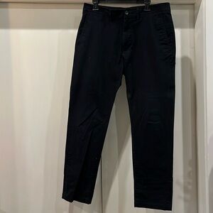 Goodfellow & Co Hennepin Chino Pants Men 36x32 Black Flat Front